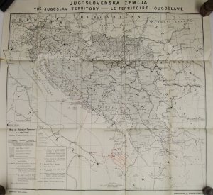 NAF 1-2-3 Map of Southern Slav Territory 1915