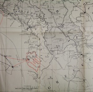 NAF 1-2-3 Map of Southern Slav Territory - Detail